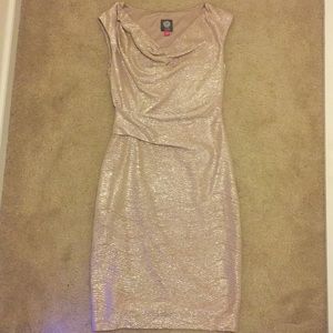 Vince Camuto rose gold dress. Size 6.